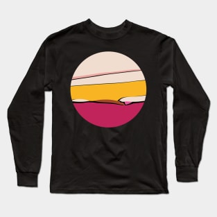 Original abstract modern minimalist design art Long Sleeve T-Shirt